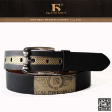 Ceinture en cuir verni noir de mode 2015